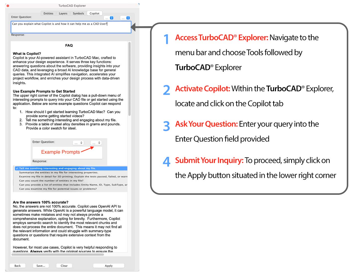 TurboCAD Mac Copilot